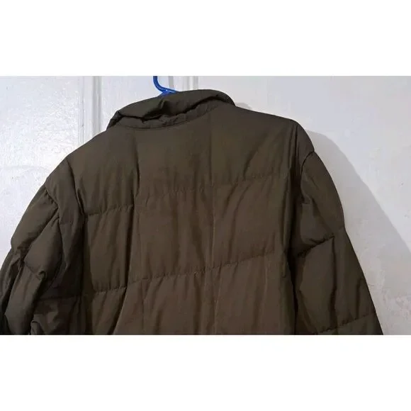 Eddie Bauer mens large brown jacket puffer goose down YUKON ARISTOCRAT PREMIUM - Picture 6 of 9